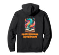 Book Worm Book Stack Reading Addict Hoodie - Novelty Apparel Men Women - T-Shirt, Sweatshirt, Hoodie
