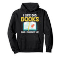 Reading Bookshelf Book Club Nerdy Hoodie - Aesthetic Graphic Unisex - T-Shirt, Sweatshirt, Hoodie