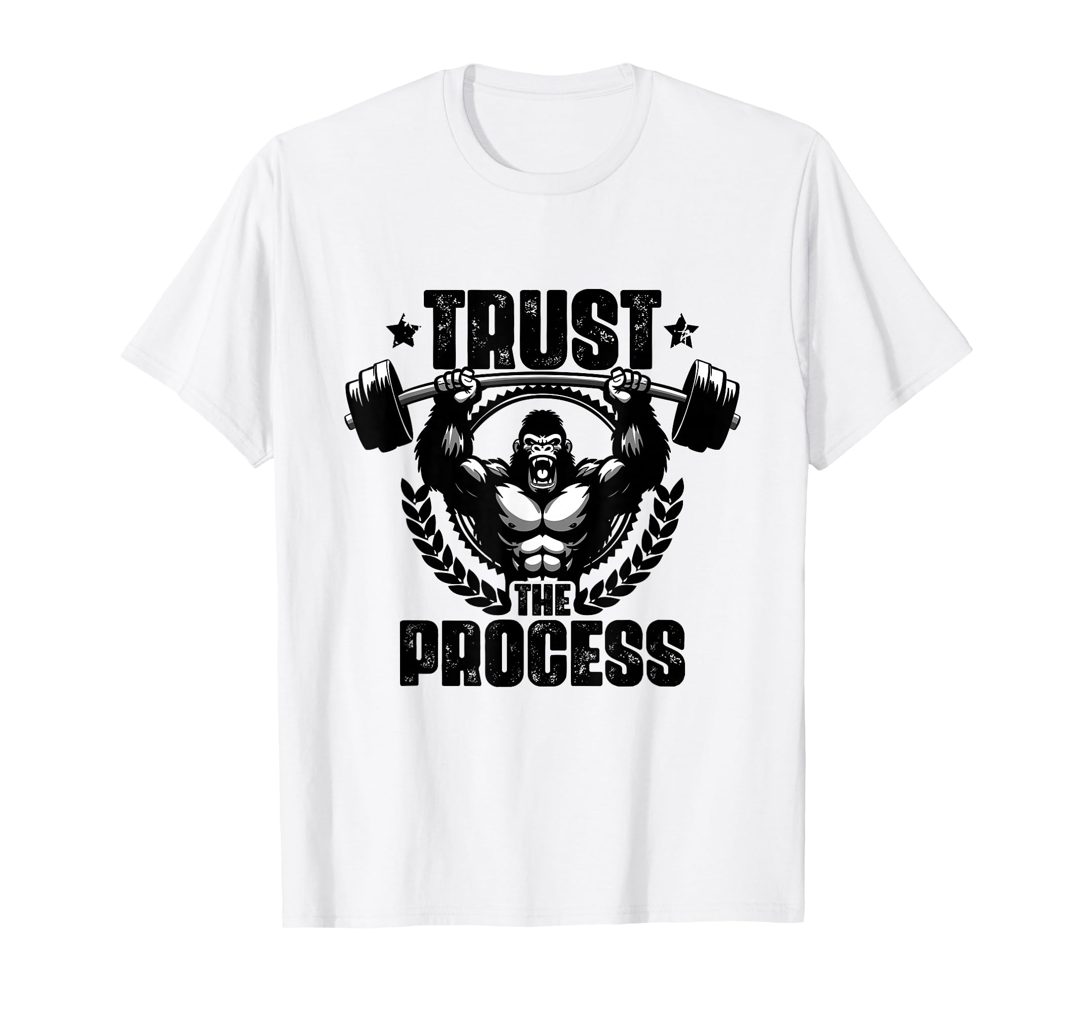 Trust Process Weightlift Workouts Gym T-Shirt - Unique Graphic Men Women - T-Shirt, Sweatshirt, Hoodie