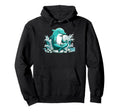 Meditation Dolphin Yoga Pose Relaxing Hoodie - Aesthetic Graphic Unisex - T-Shirt, Sweatshirt, Hoodie
