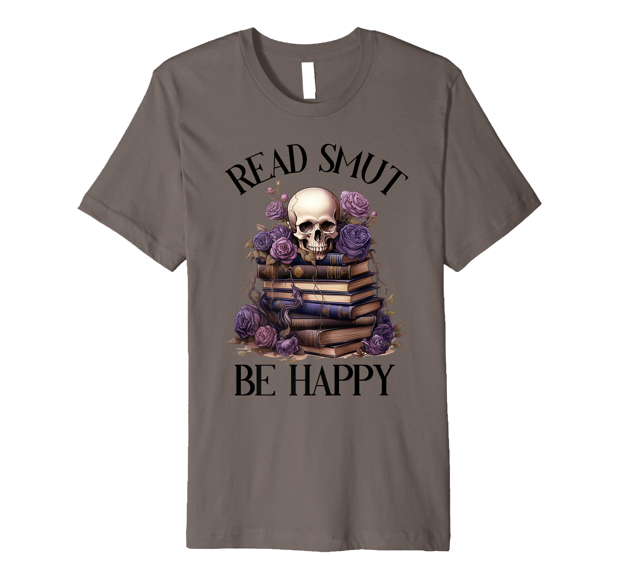 Read Smut Be Happy Smutt Reader Book T-Shirt - Minimalist Print Men Women - T-Shirt, Sweatshirt, Hoodie