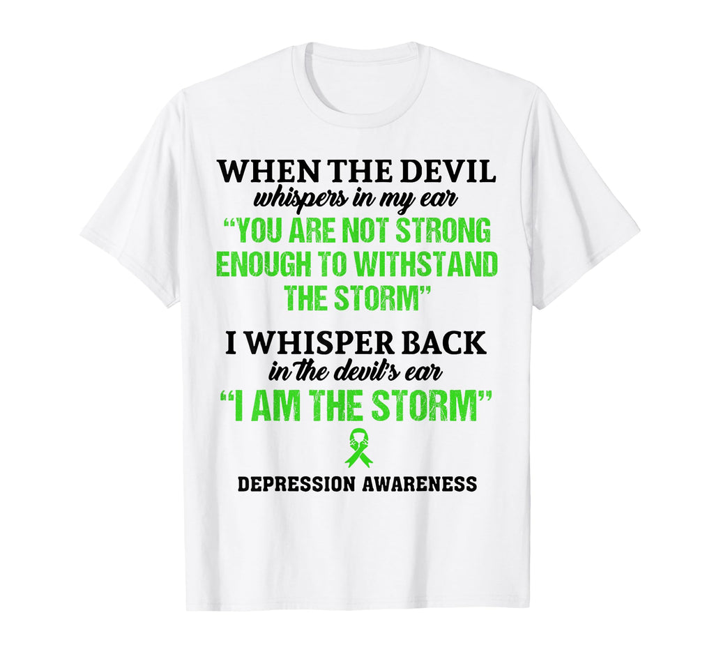 When Devil Whispers My Ear You Are Not T-Shirt - Graphic Print Unisex - T-Shirt, Sweatshirt, Hoodie