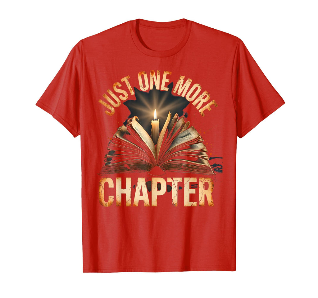 Just One More Chapter Book Lover T-Shirt - Trendy Graphic for Adults - T-Shirt, Sweatshirt, Hoodie