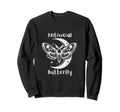 Antisocial Butterfly Sweatshirt - Casual Everyday Wear Unisex - T-Shirt, Sweatshirt, Hoodie