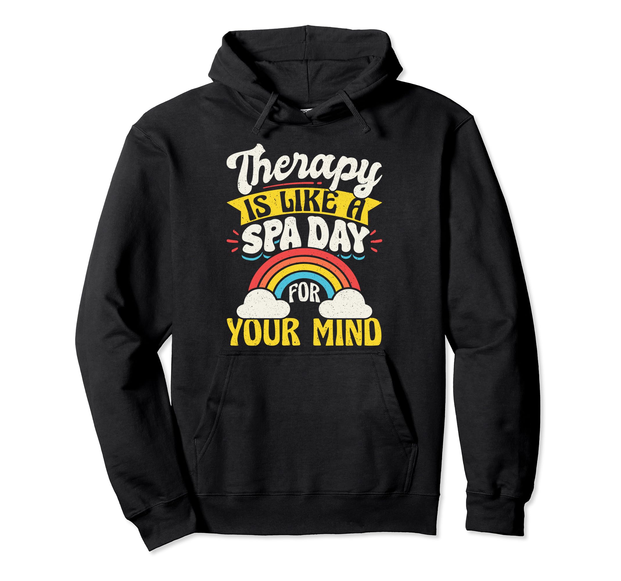 Mental Health And Wellbeing Go To Hoodie - Aesthetic Graphic Men Women - T-Shirt, Sweatshirt, Hoodie