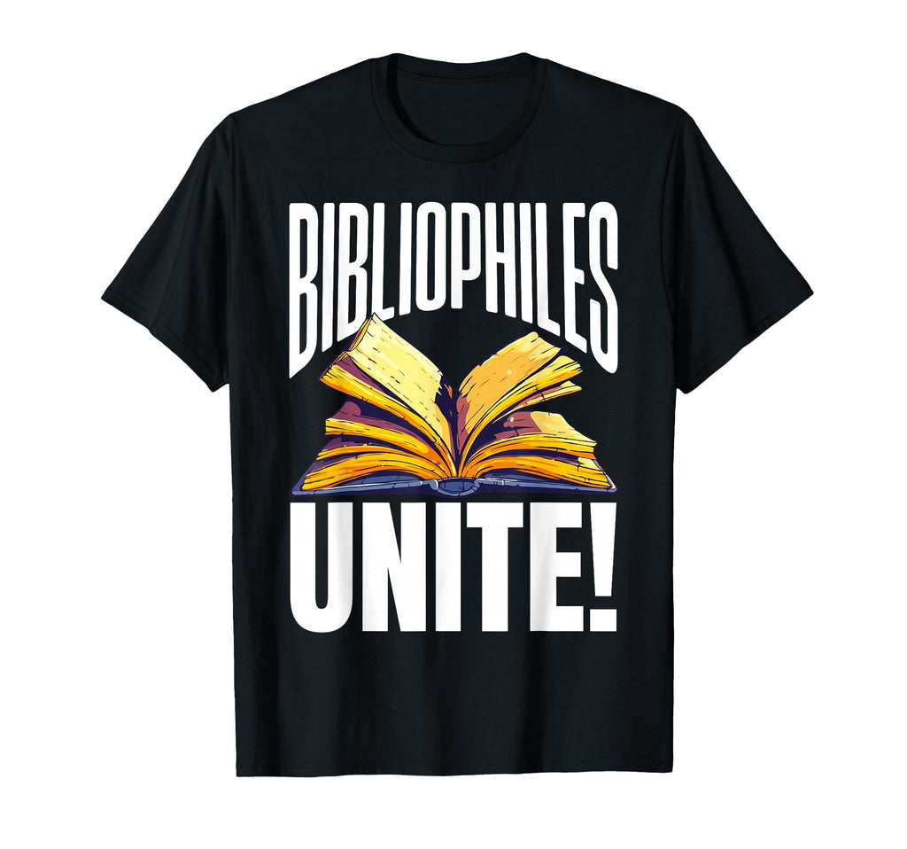 Christianity Bibliophiles Unite Open Book T-Shirt - Graphic Print Unisex - T-Shirt, Sweatshirt, Hoodie