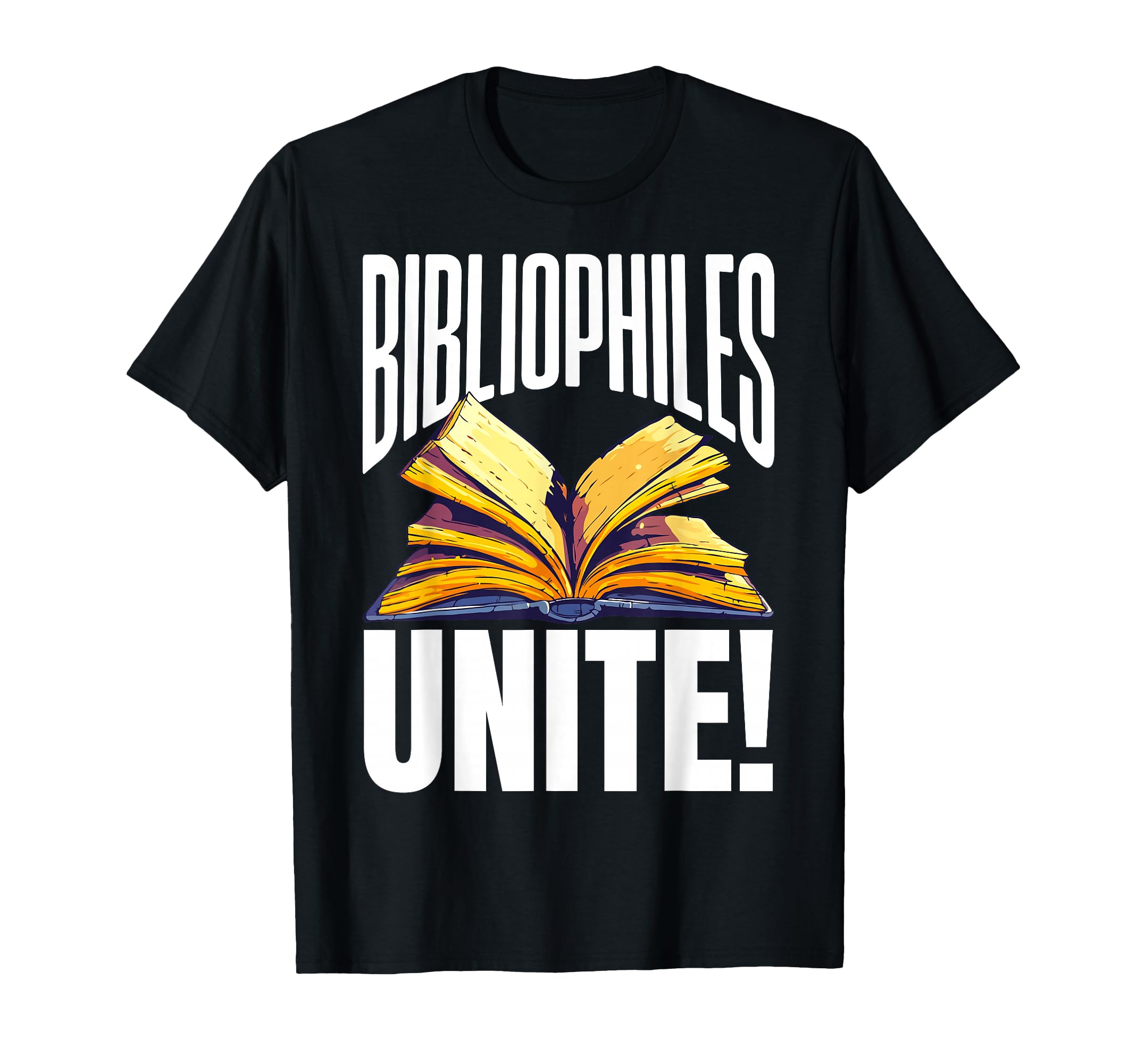 Christianity Bibliophiles Unite Open Book T-Shirt - Graphic Print Unisex - T-Shirt, Sweatshirt, Hoodie