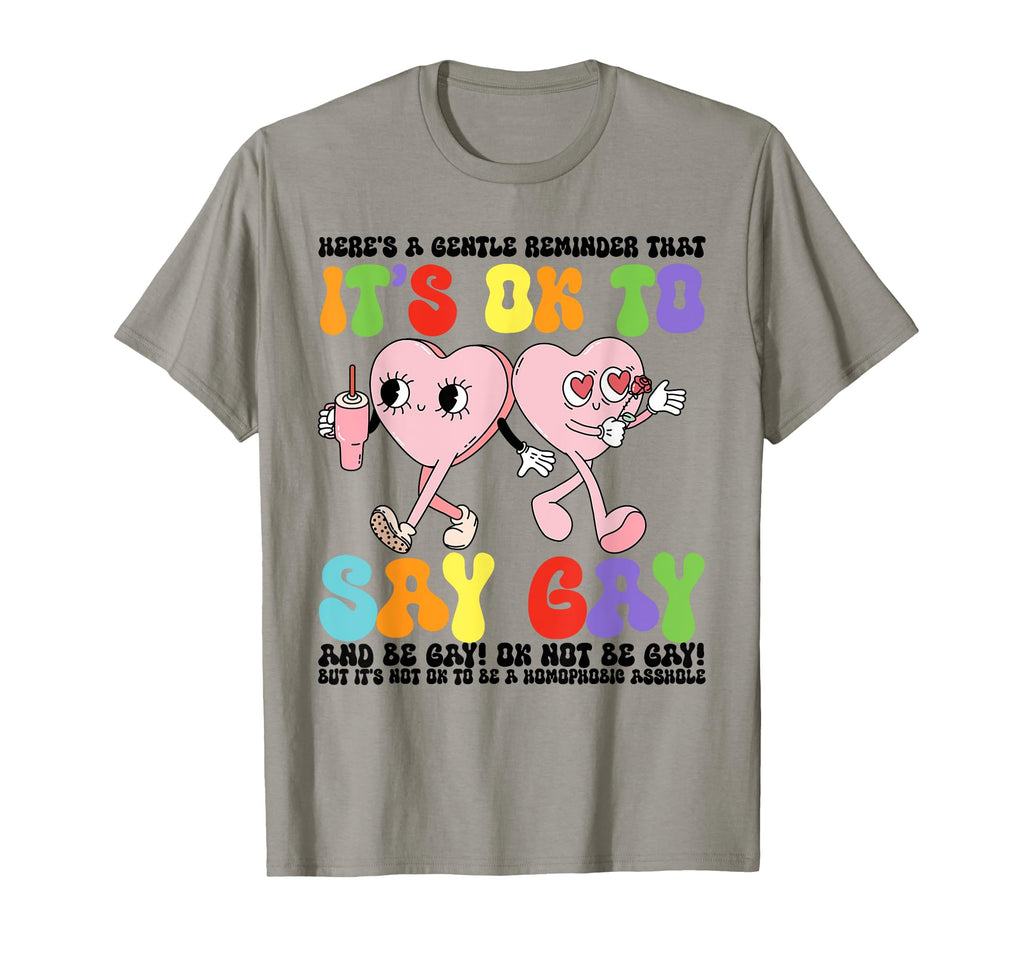 Heres Gentle Reminder That Its Ok To T-Shirt - Minimalist Print for Adults - T-Shirt, Sweatshirt, Hoodie
