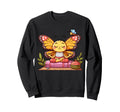 Meditation Butterfly Yoga Pose Sweatshirt - Custom Art Print for Adults - T-Shirt, Sweatshirt, Hoodie