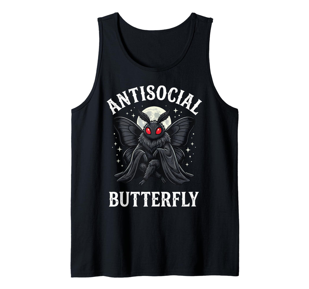 Cryptid Cryptozoology Mothman Introvert Hoodie - Trendy Graphic Unisex - T-Shirt, Sweatshirt, Hoodie