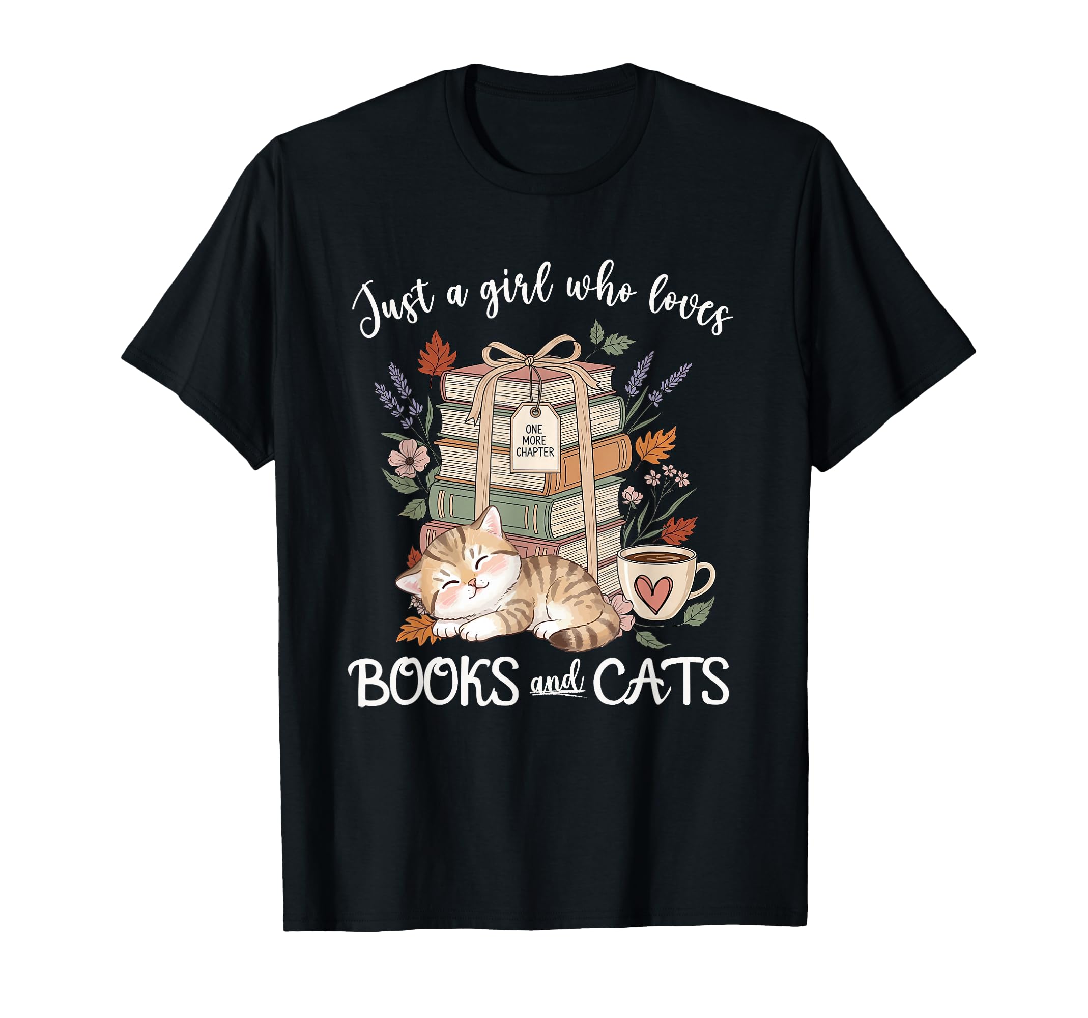 Pretty Just Who Loves Books And Cats T-Shirt - Streetwear Style Men Women - T-Shirt, Sweatshirt, Hoodie