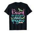 Raised Books And Dragons Fantasy Book T-Shirt - Custom Art Print Men Women - T-Shirt, Sweatshirt, Hoodie