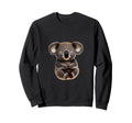 Serene Koala Meditation Illustration Sweatshirt - Trendy Graphic Men Women - T-Shirt, Sweatshirt, Hoodie