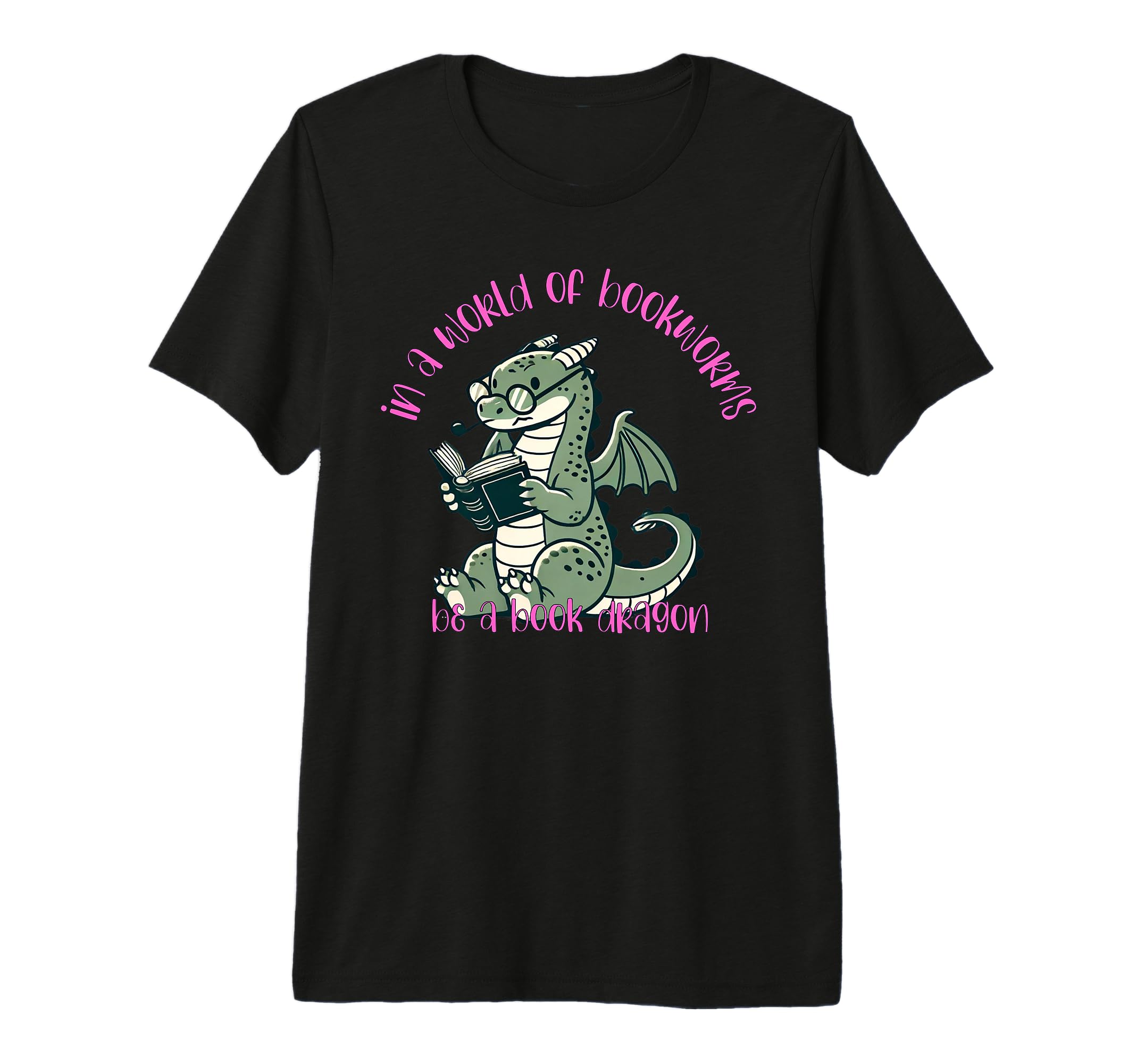 Dragon World Bookworms Be Book Dragon Tri T-Shirt - Unique Graphic Unisex - T-Shirt, Sweatshirt, Hoodie
