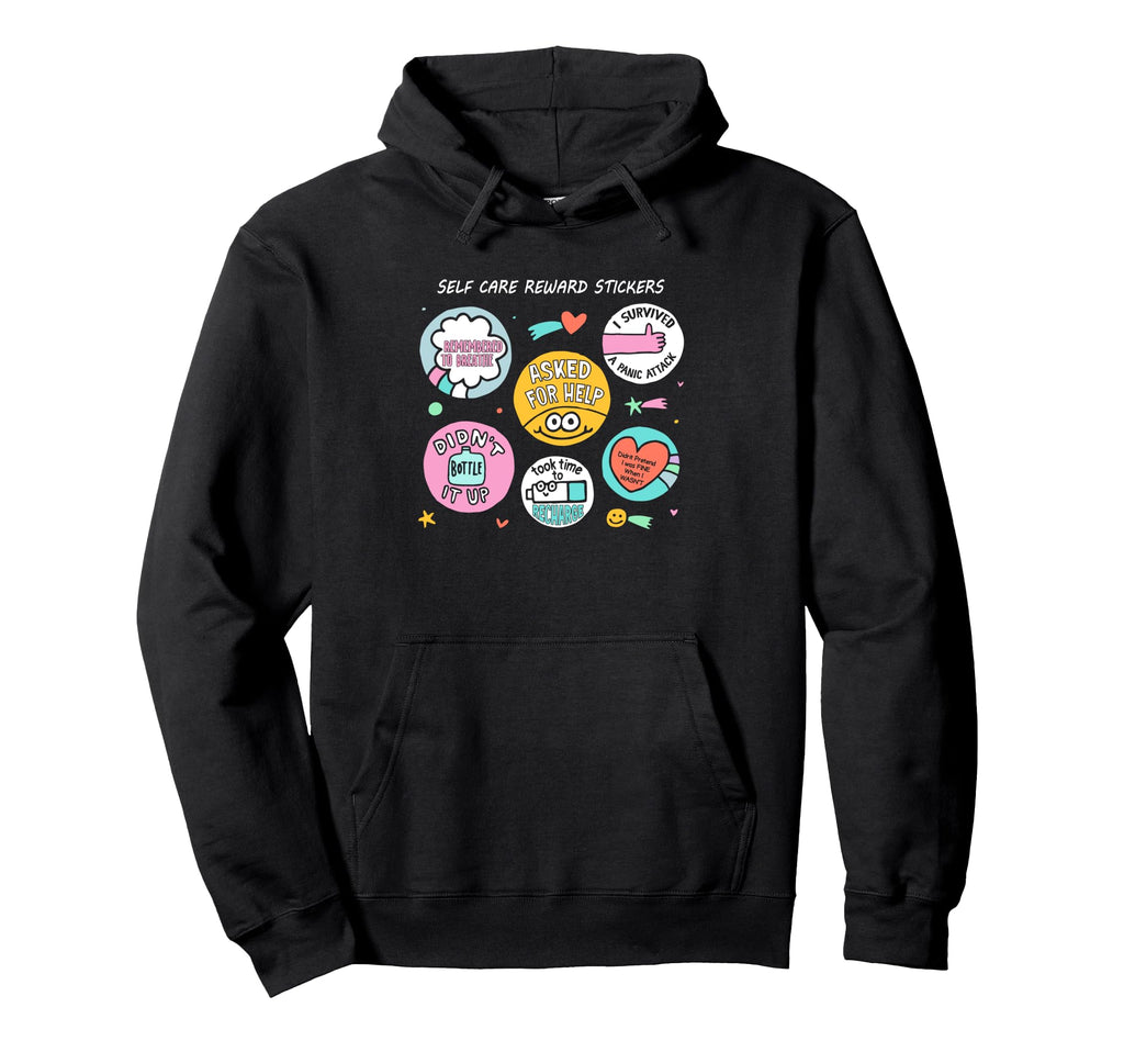 Self Care Reward Motivation Hoodie - Casual Everyday Wear for Adults - T-Shirt, Sweatshirt, Hoodie