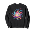 Smiling Lotus Flower Kawaii Meditation Sweatshirt - Novelty Apparel Unisex - T-Shirt, Sweatshirt, Hoodie