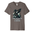 Easily Distracted Books Dragons T-Shirt - Trendy Graphic Unisex - T-Shirt, Sweatshirt, Hoodie