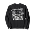 Im Overthinker But Also Idgafer Sweatshirt - Aesthetic Graphic Unisex - T-Shirt, Sweatshirt, Hoodie