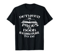 Funny Between Pages Book Is Lovely Place T-Shirt - Custom Art Print Unisex - T-Shirt, Sweatshirt, Hoodie