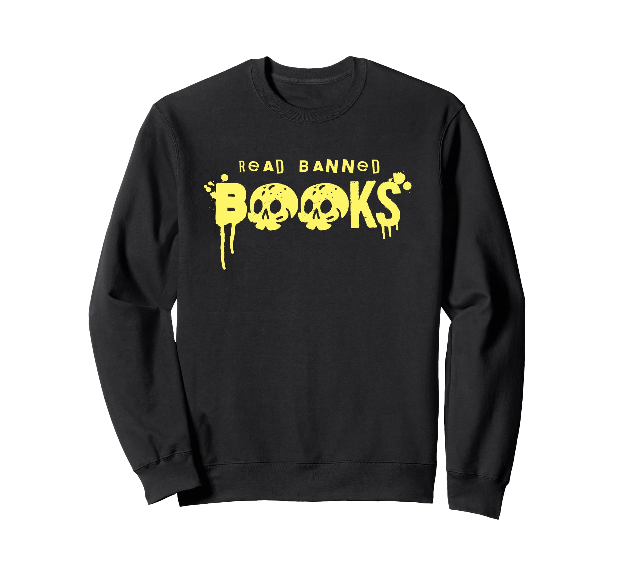 Read Banned Books Library Sweatshirt - Custom Art Print for Adults - T-Shirt, Sweatshirt, Hoodie
