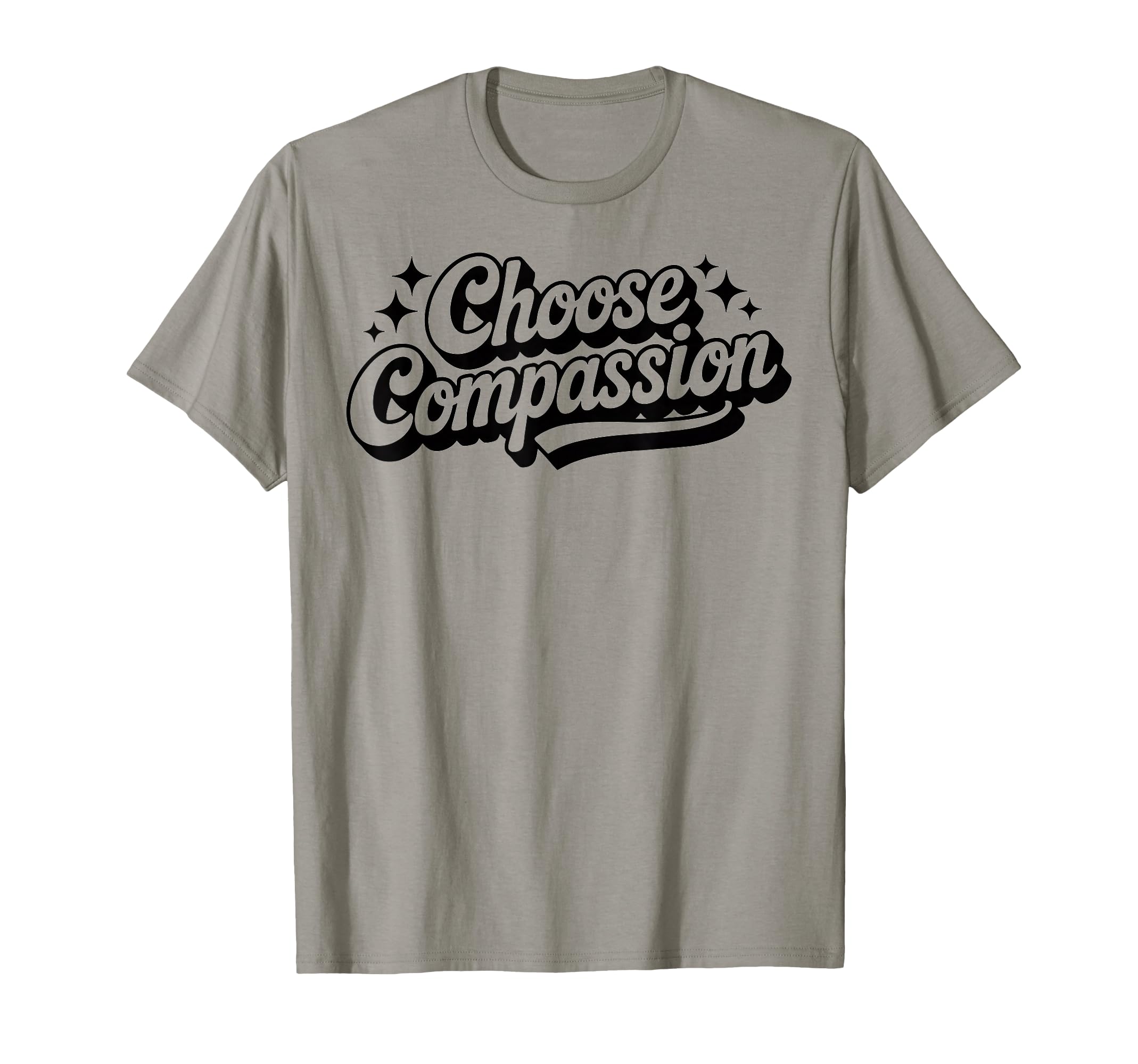 Choose Compassion Yoga Circle Meditation T-Shirt - Novelty Apparel Unisex - T-Shirt, Sweatshirt, Hoodie