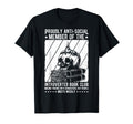 Proudly Anti Social Member Introverted T-Shirt - Fun Novelty Design Unisex - T-Shirt, Sweatshirt, Hoodie