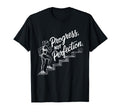 Progress Not Perfection Gym Art T-Shirt - Custom Art Print for Adults - T-Shirt, Sweatshirt, Hoodie
