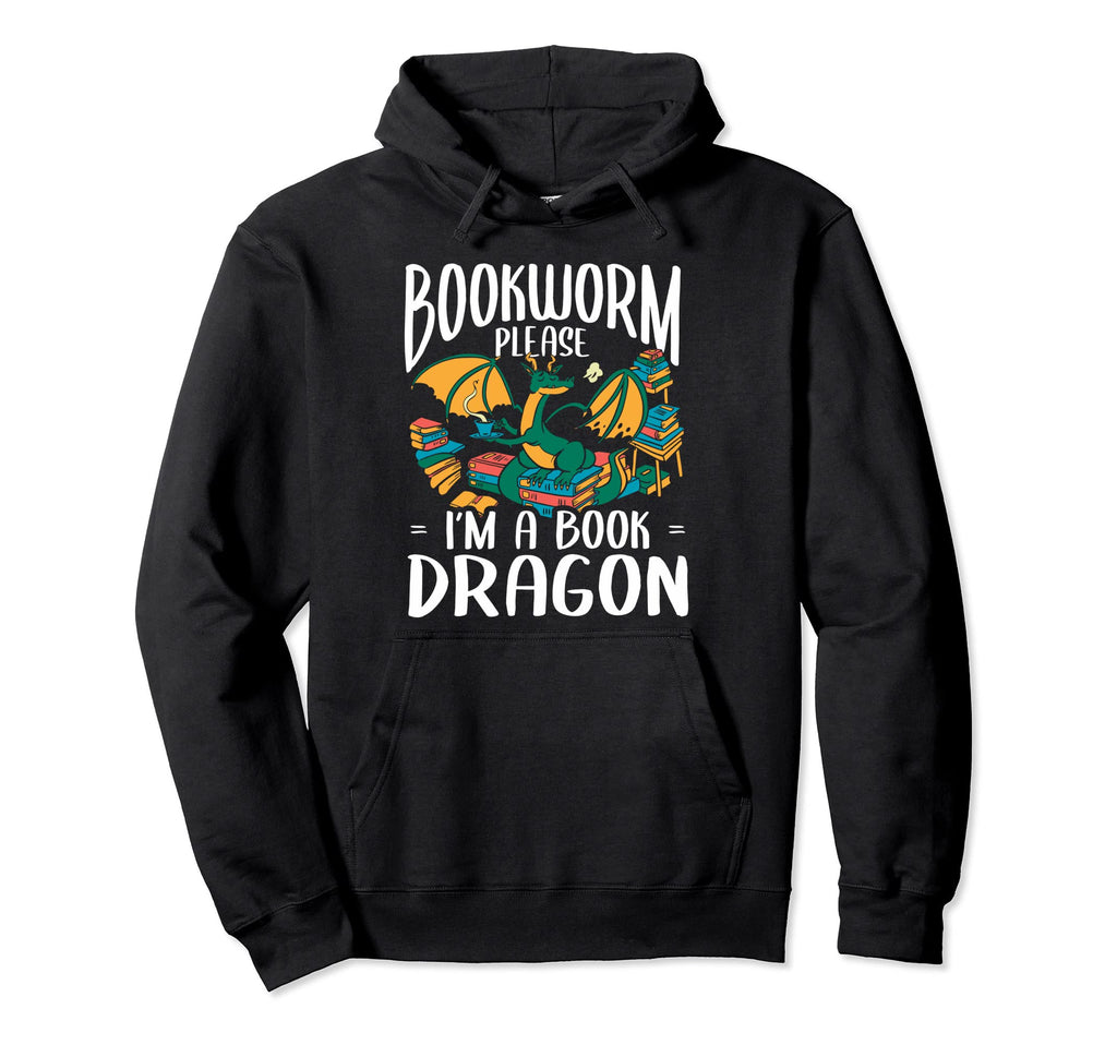 Funny Bookworm Please Im Book Hoodie - Casual Everyday Wear for Adults - T-Shirt, Sweatshirt, Hoodie