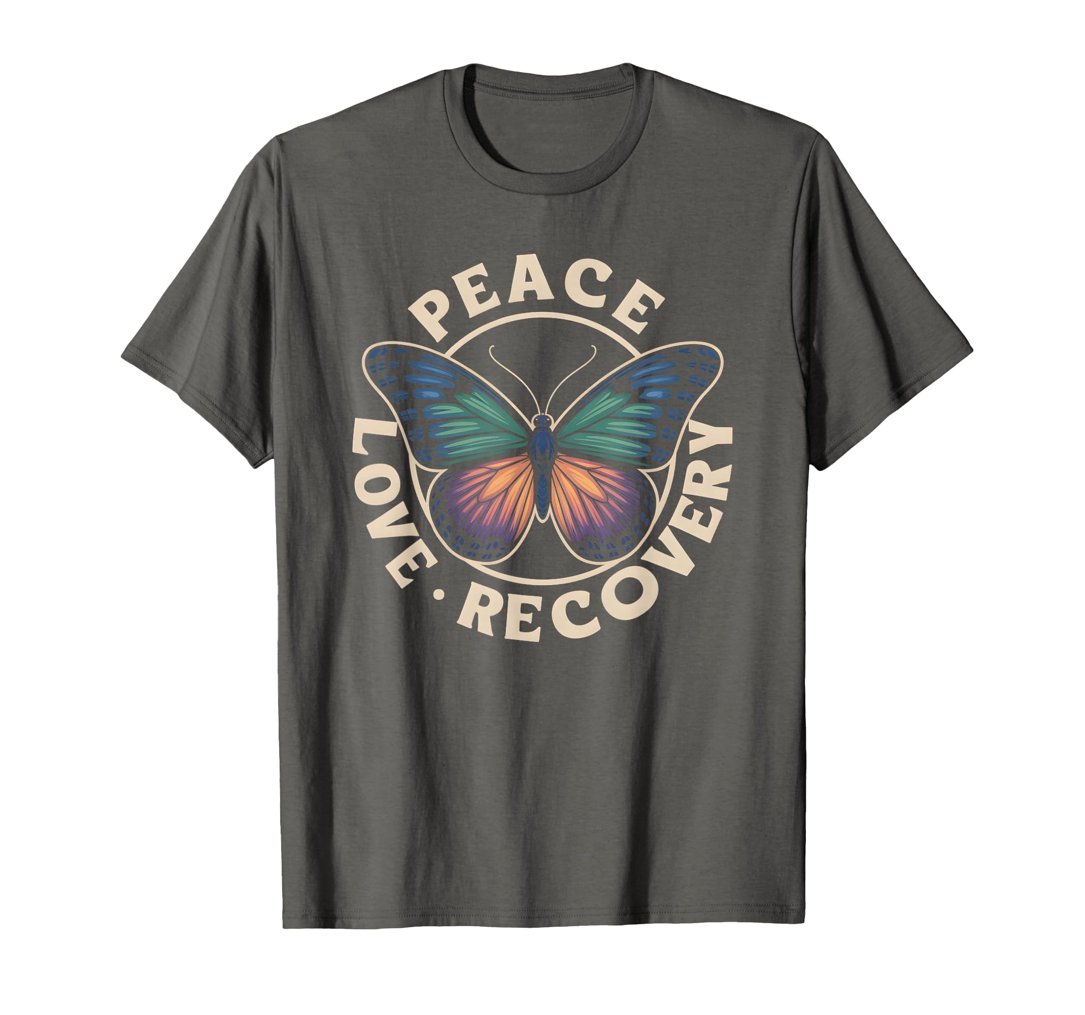 Kawaii Peace Love Recovery Vibes Injury T-Shirt - Minimalist Print Unisex - T-Shirt, Sweatshirt, Hoodie