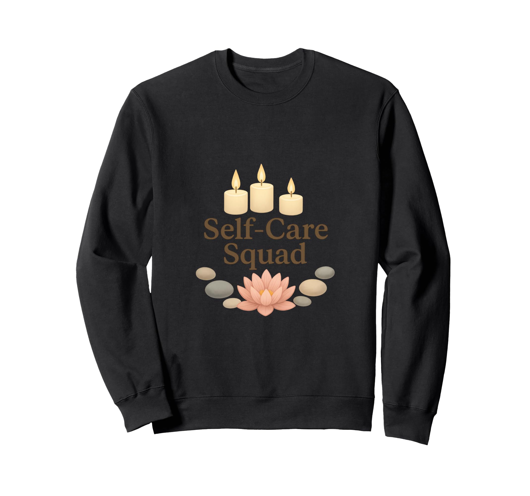 Self Care Squad Wellness Month Sweatshirt - Graphic Print for Adults - T-Shirt, Sweatshirt, Hoodie