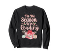 Book Lover Tis Season To Be Reading Sweatshirt - Custom Art Print Men Women - T-Shirt, Sweatshirt, Hoodie