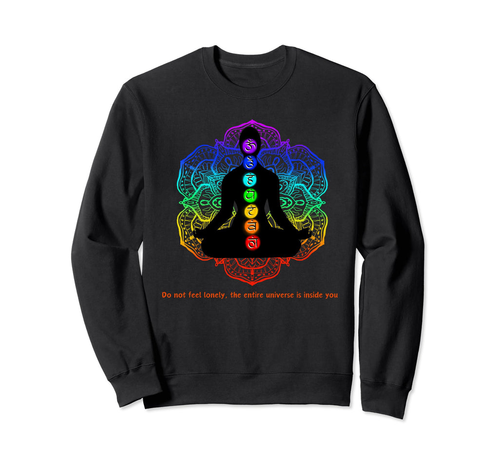 Chakra Balance Yoga Self Care Sweatshirt - Novelty Apparel for Adults - T-Shirt, Sweatshirt, Hoodie