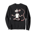 Meditation Rat Mouse Yoga Pose Sweatshirt - Unique Graphic for Adults - T-Shirt, Sweatshirt, Hoodie