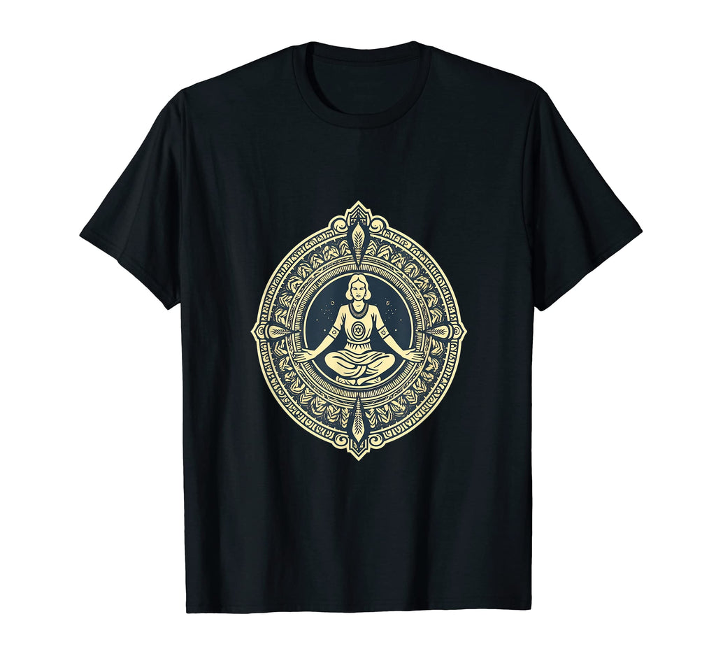 Yoga Pose Namaste Yogi Spiritual Meditation T-Shirt - Unique Graphic Unisex - T-Shirt, Sweatshirt, Hoodie