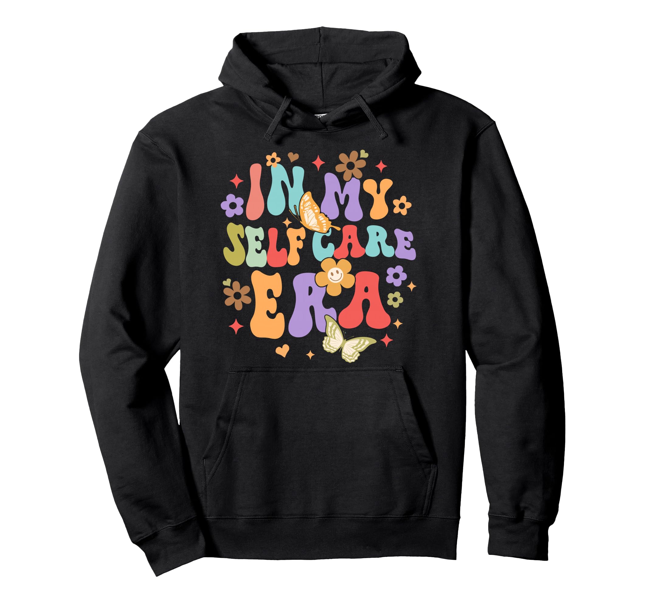 Inspired Motivational Self Love Groovy Hoodie - Fun Novelty Design Unisex - T-Shirt, Sweatshirt, Hoodie