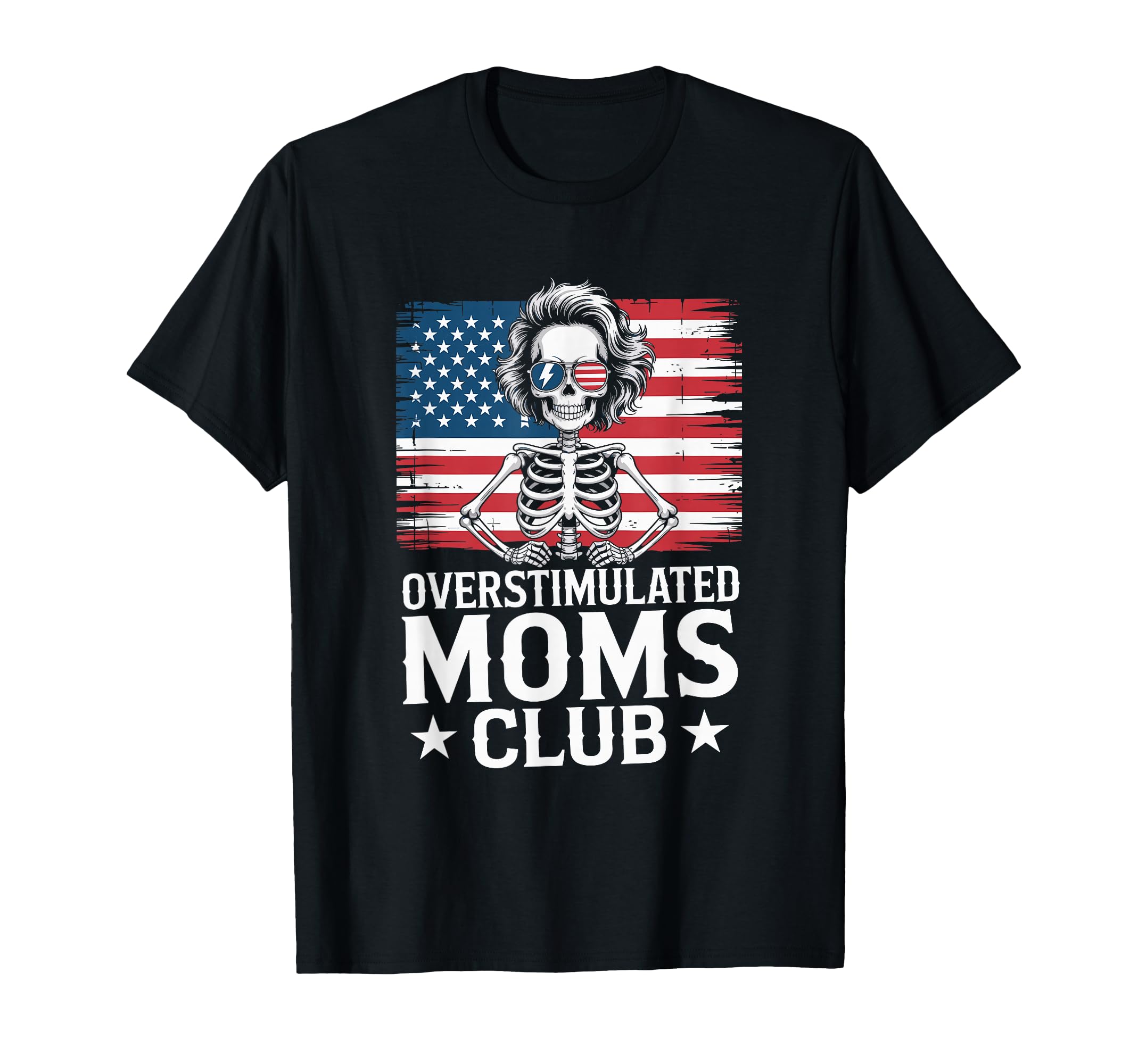 Overstimulated Moms Club Mothers Day T-Shirt - Unique Graphic for Adults - T-Shirt, Sweatshirt, Hoodie