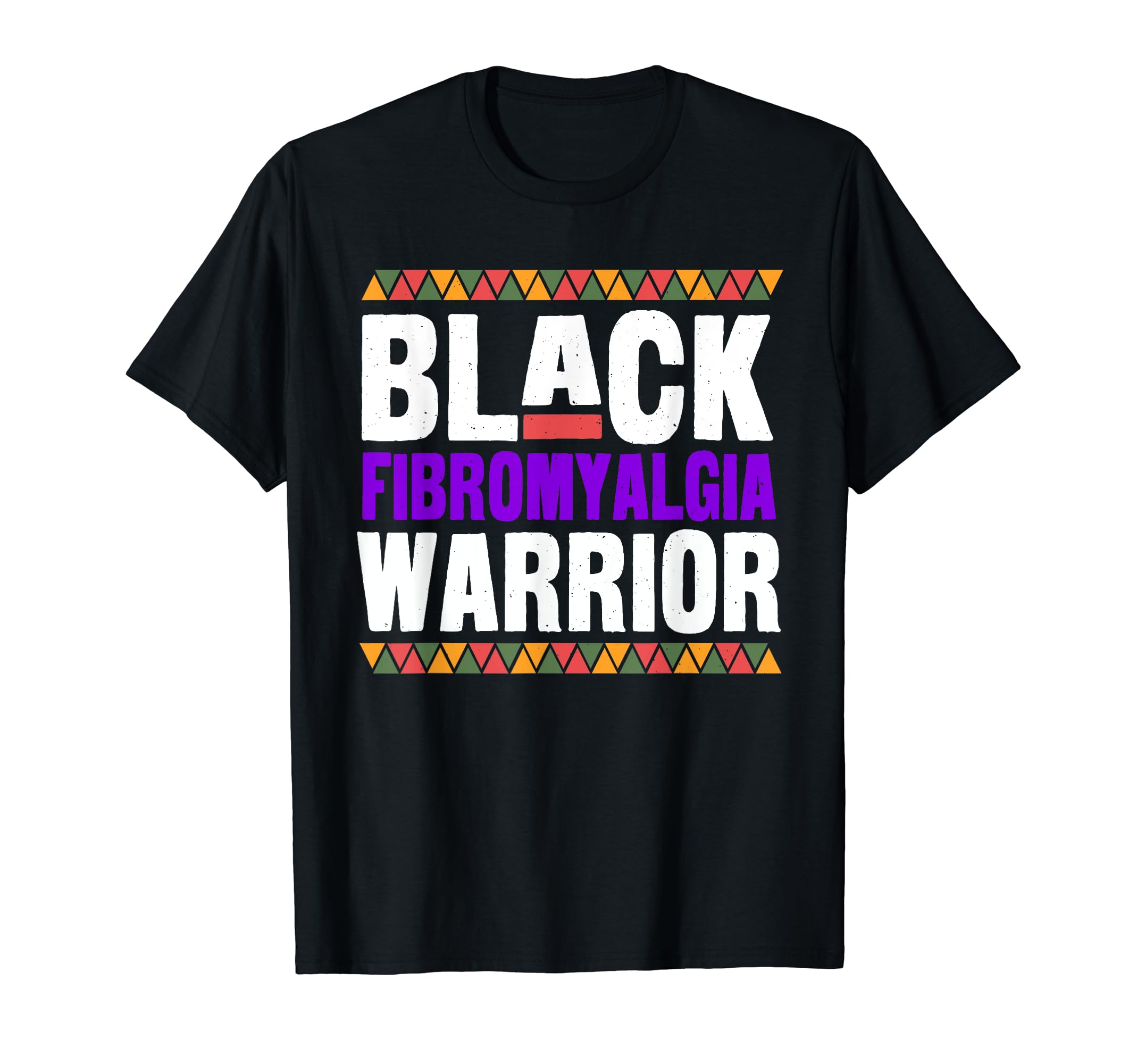Black Fibromyalgia Warrior African T-Shirt - Trendy Graphic Unisex - T-Shirt, Sweatshirt, Hoodie