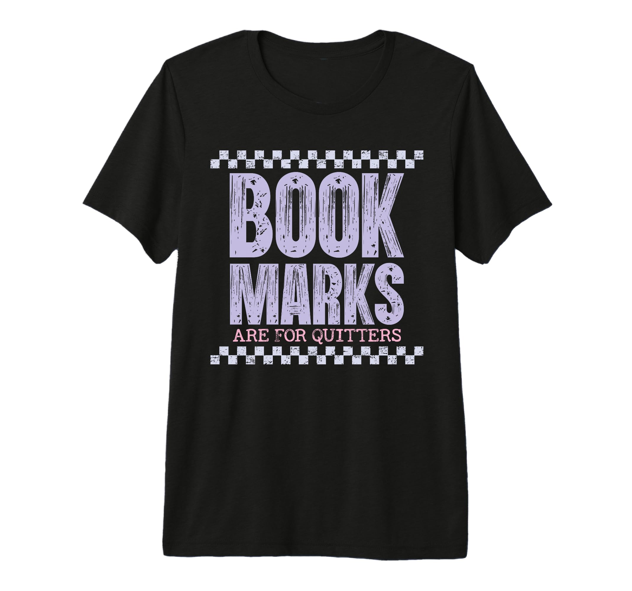 Bookmarks Are Quitters Reading Tri T-Shirt - Aesthetic Graphic Men Women - T-Shirt, Sweatshirt, Hoodie