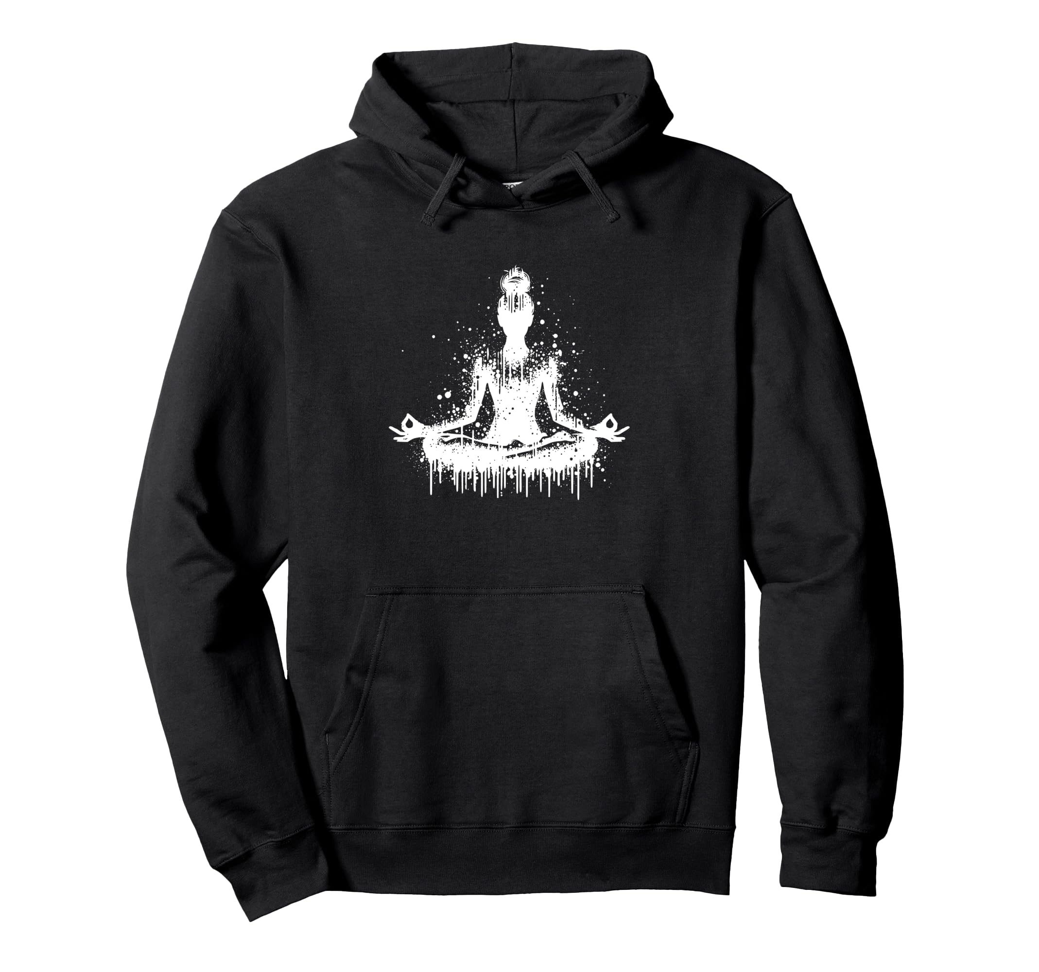 Meditation Silhouette Artistic Adults Hoodie - Custom Art Print Unisex - T-Shirt, Sweatshirt, Hoodie