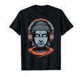Buddha Headphones Mindfulness T-Shirt - Fun Novelty Design for Adults - T-Shirt, Sweatshirt, Hoodie
