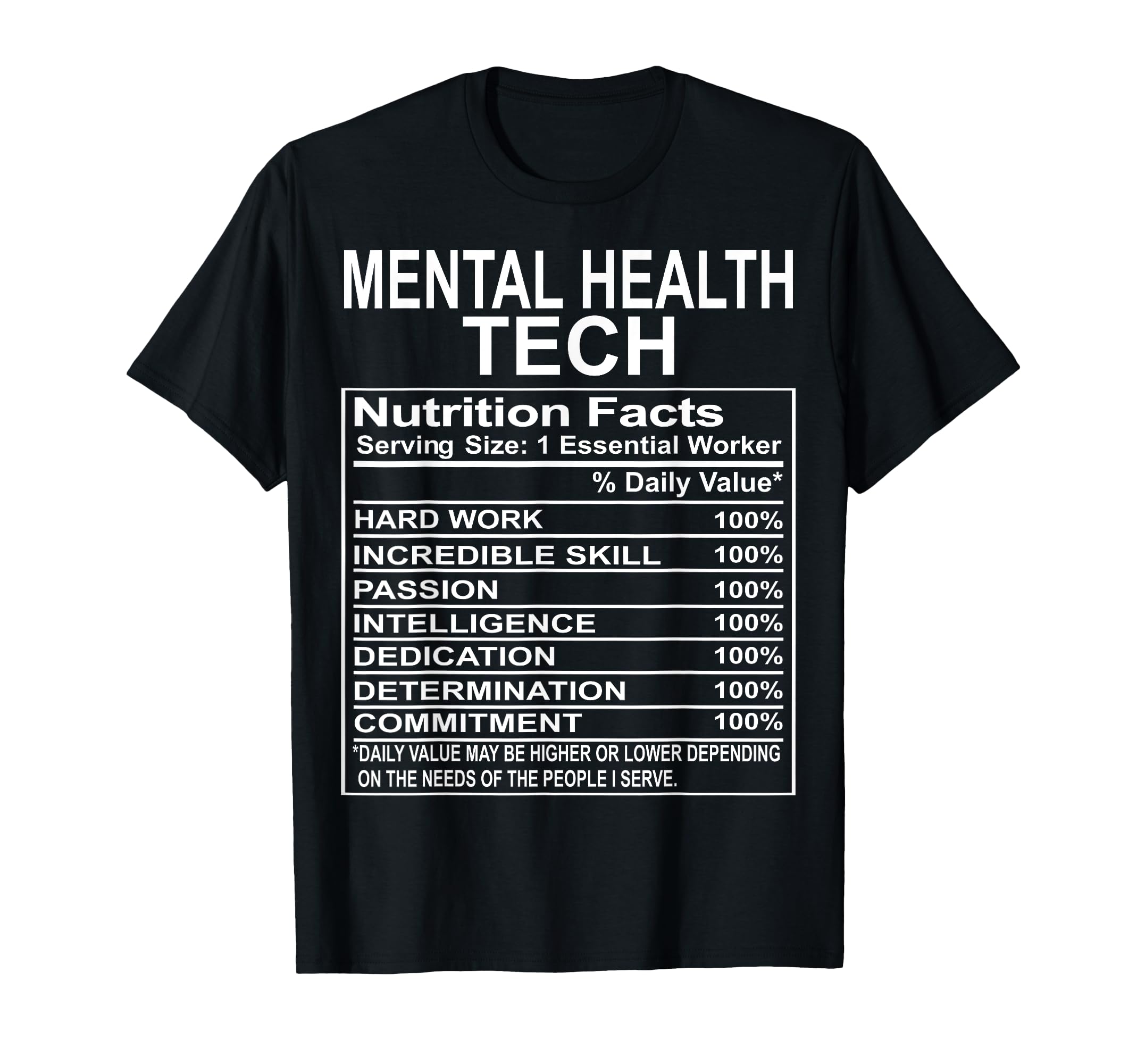 Mental Health Technician Gifts T-Shirt - Custom Art Print Men Women - T-Shirt, Sweatshirt, Hoodie