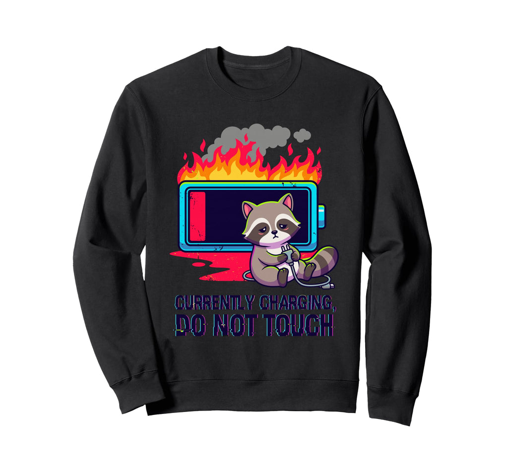 Social Battery Low Funny Tired Sweatshirt - Graphic Print for Adults - T-Shirt, Sweatshirt, Hoodie