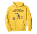 Overstimulated Partner Western Opossum Hoodie - Novelty Apparel Unisex - T-Shirt, Sweatshirt, Hoodie