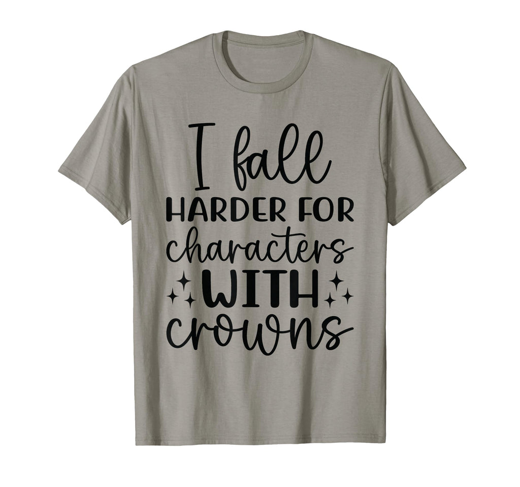 I Fall Characters W Crowns Fantasy Book T-Shirt - Aesthetic Graphic Unisex - T-Shirt, Sweatshirt, Hoodie