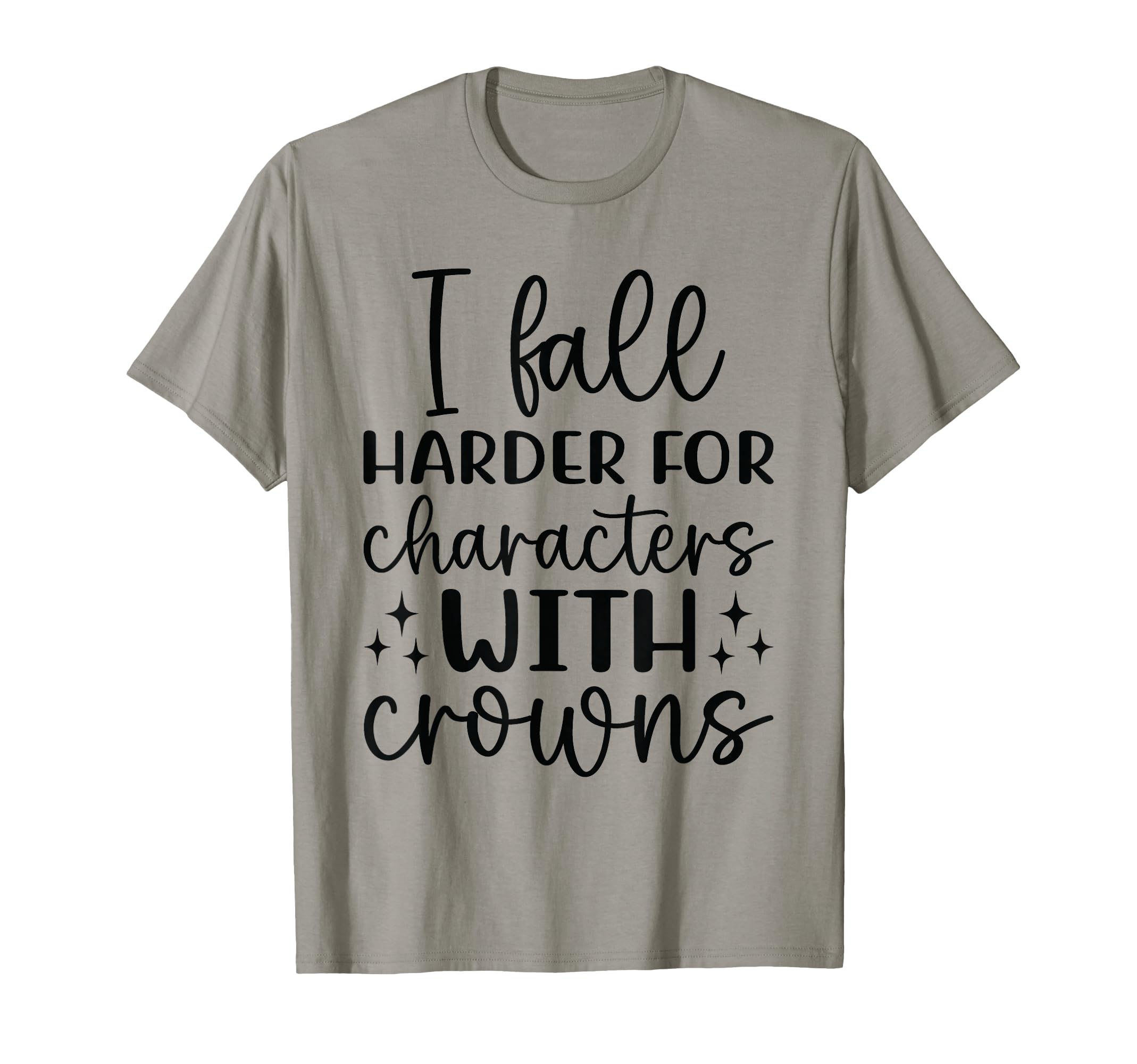 I Fall Characters W Crowns Fantasy Book T-Shirt - Aesthetic Graphic Unisex - T-Shirt, Sweatshirt, Hoodie