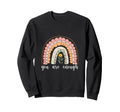 You Are Enough Rainbow Flower God Sweatshirt - Minimalist Print Unisex - T-Shirt, Sweatshirt, Hoodie