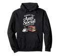 Anti Social Book Club Reading Hoodie - Aesthetic Graphic for Adults - T-Shirt, Sweatshirt, Hoodie