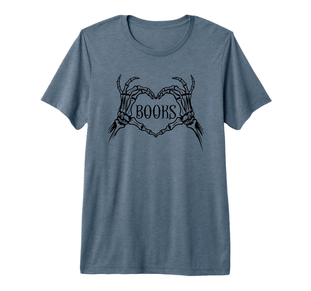 Spooky Halloween Book Romance T-Shirt - Casual Everyday Wear for Adults - T-Shirt, Sweatshirt, Hoodie