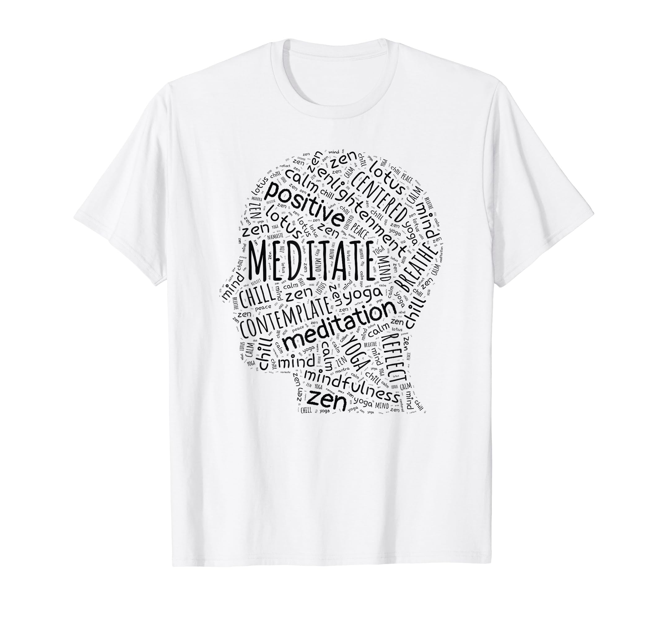 Zen Buddha Meditation Mindfulness Yoga T-Shirt - Custom Art Print Unisex - T-Shirt, Sweatshirt, Hoodie