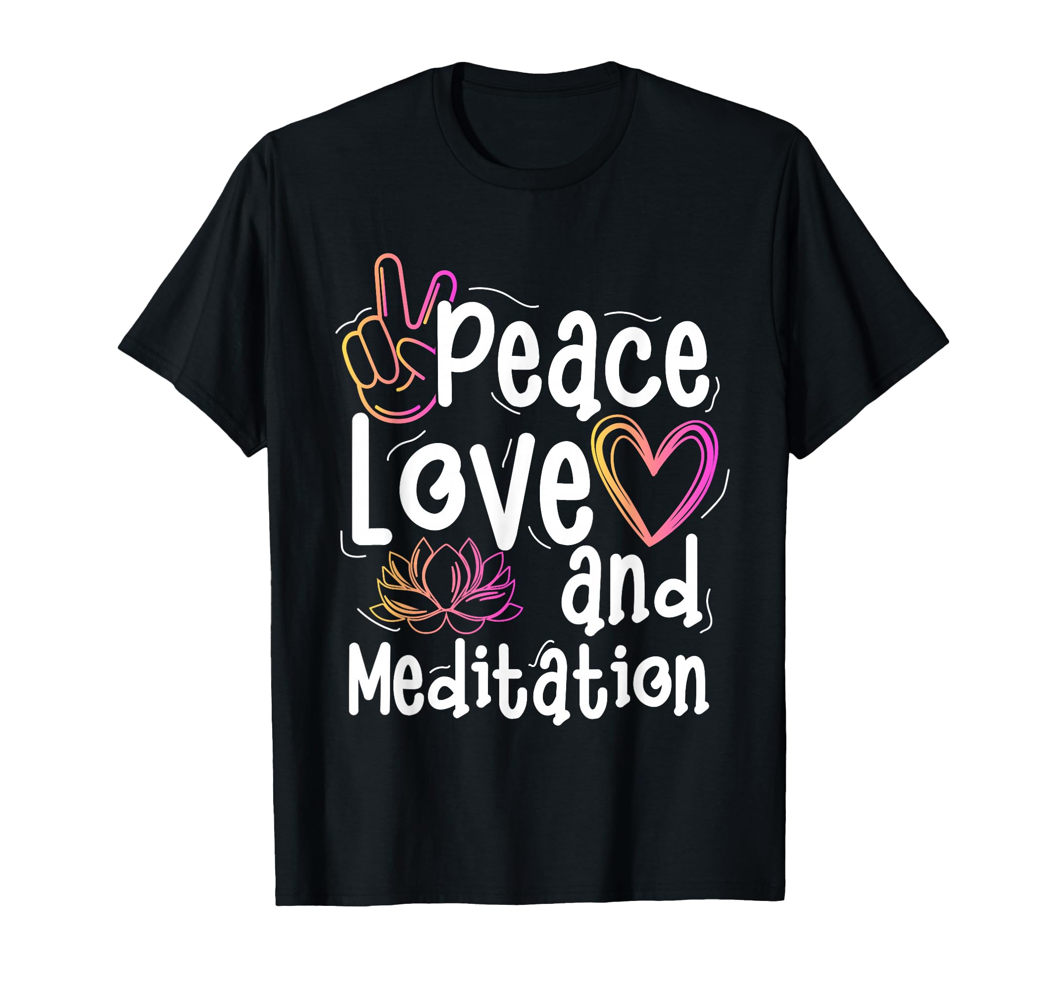 Yoga Meditation Spiritual Namaste Rest T-Shirt - Graphic Print for Adults - T-Shirt, Sweatshirt, Hoodie
